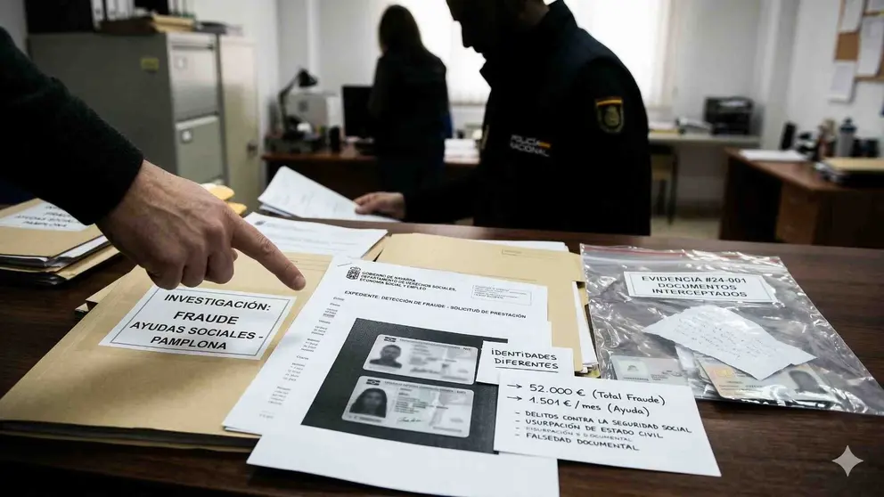 Imagen de investigaci&oacute;n policial. Inteligencia artificial