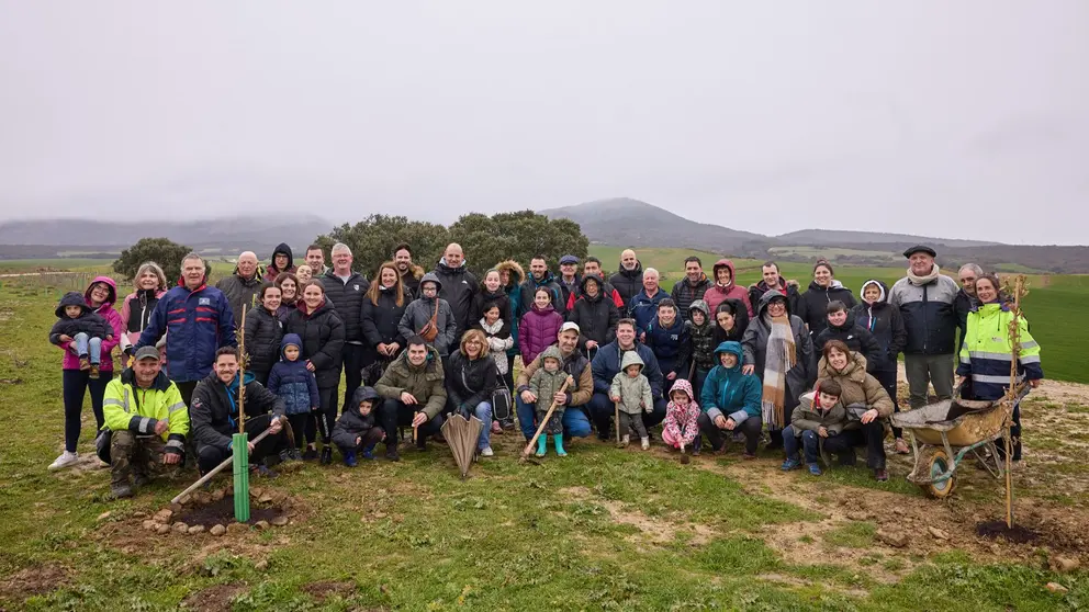 Actuaci&oacute;n de la reforestaci&oacute;n del espacio. MANCOMUNIDAD COMARCA DE PAMPLONA