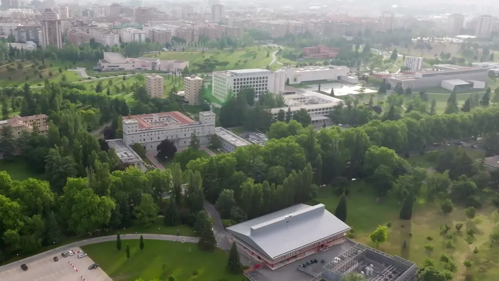 Vista del campus de la Universidad de Navarra. MANUEL CASTELLS / UNIVERSIDAD DE NAVARRA
