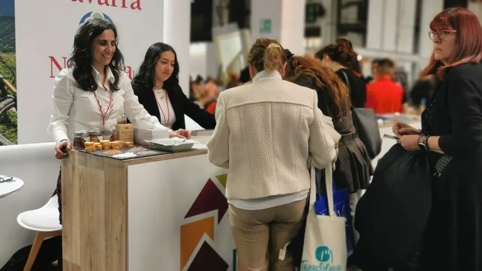 Un stand de Tierras de Iranzu. CEDIDA