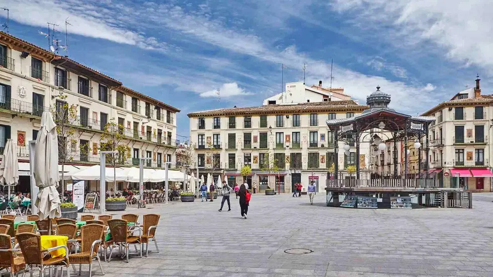 Plaza de los Fueros de Tudela. TURISMO DE NAVARRA