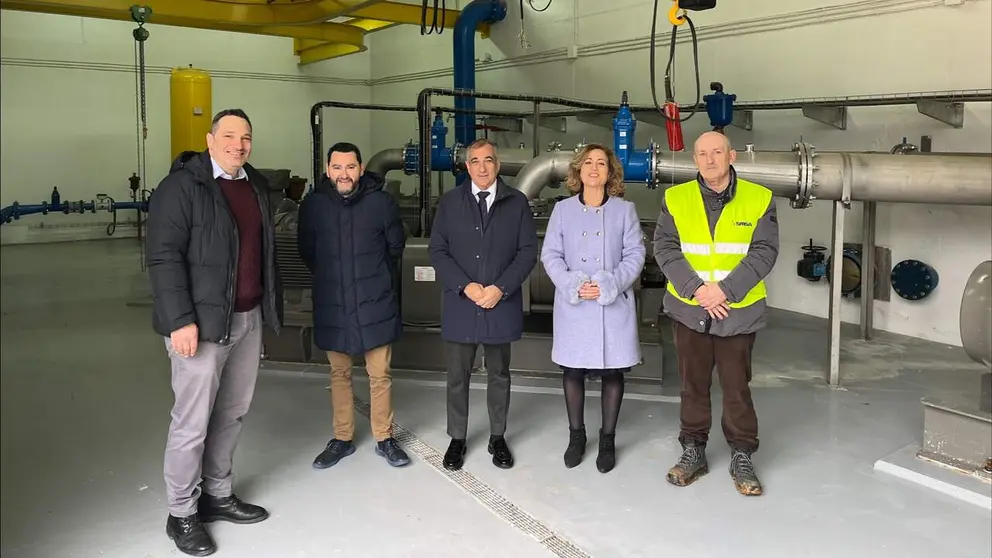 Visita del consejero &Oacute;scar Chivite a las instalaciones de los pozos de Mendaza. GOBIERNO DE NAVARRA