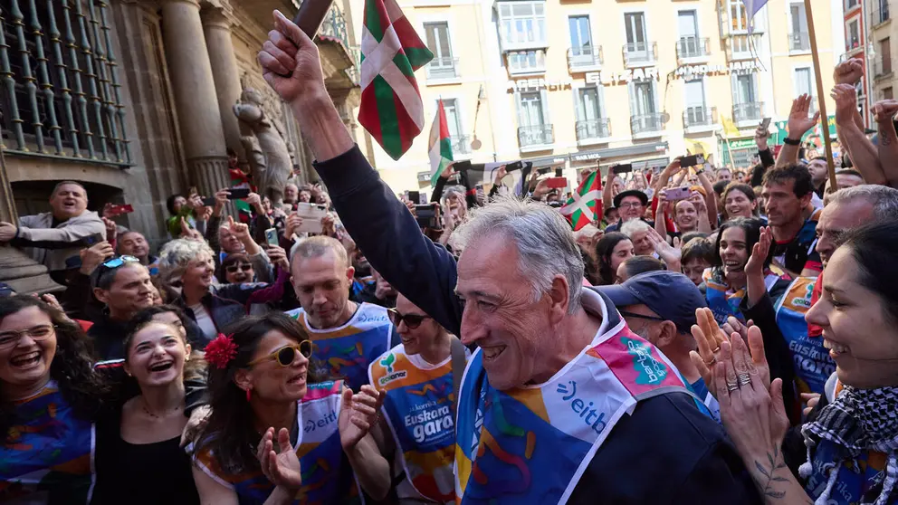 Korrika 2026 por las calles de Pamplona. NAVARRA.COM