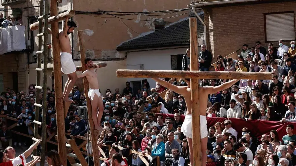 Pasi&oacute;n viviente de Andosilla en una edici&oacute;n anterior.