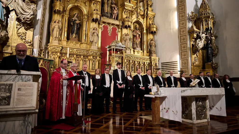 Renovaci&oacute;n del Voto de las Cinco Llagas por parte de la Coporaci&oacute;n Municipal de Pamplona. PABLO LASAOSA