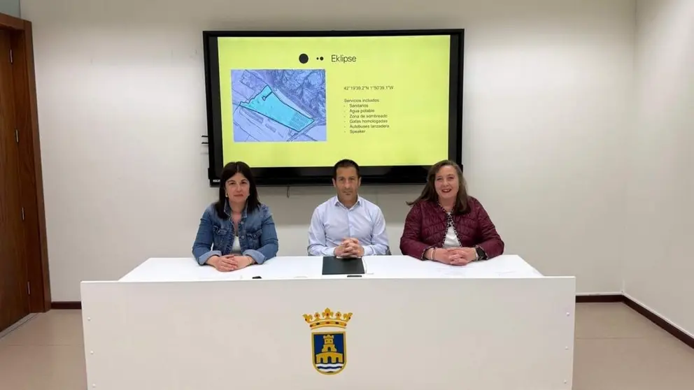 Presentaci&oacute;n de las actividades organizadas en Peralta por el eclipse del 12 de agosto. AYUNTAMIENTO DE PERALTA