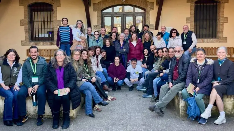 Imagen de la delegaci&oacute;n del Cifea de Lorca, durante su participaci&oacute;n en la acci&oacute;n formativa llevada a cabo en el Centro Integrado Agroforestal de Pamplona. EUROPA PRESS