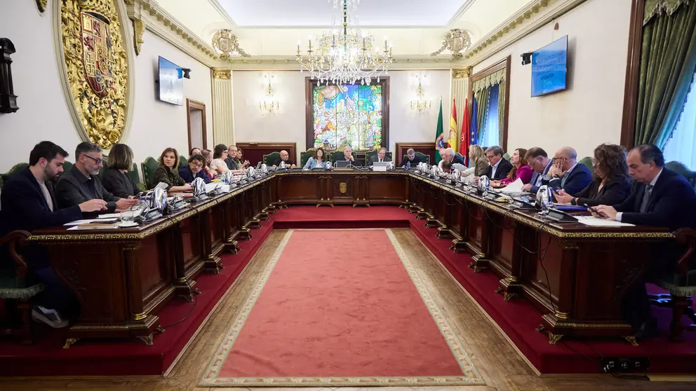 Pleno ordinario del Ayuntamiento de Pamplona correspondiente al mes de abril de 2026. I&Ntilde;IGO ALZUGARAY