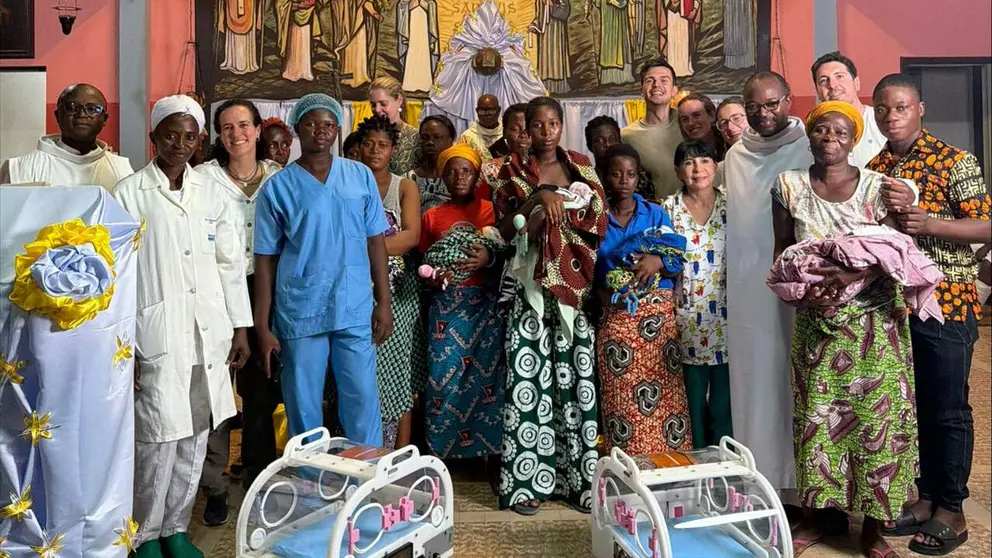 Imagen del proyecto navarro de incubadoras en Togo. CEDIDA