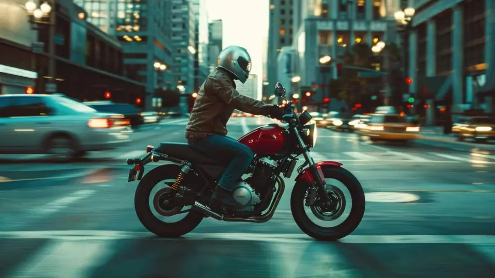 Imagen de archivo de un motorista. CEDIDA