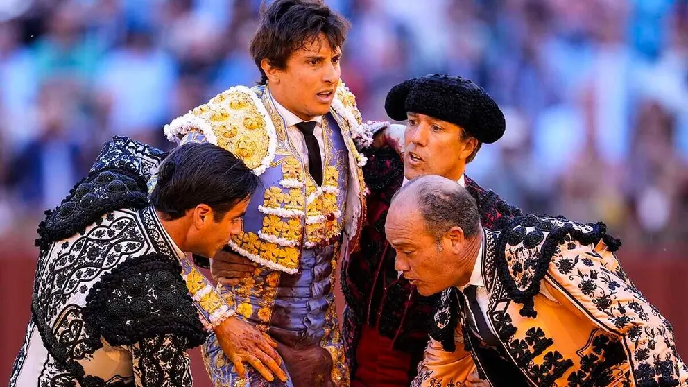 El torero Roca Rey es cogido por el quinto todo de la tarde en la decimotercera del abono taurino
Joaqu&iacute;n Corchero / Europa Press