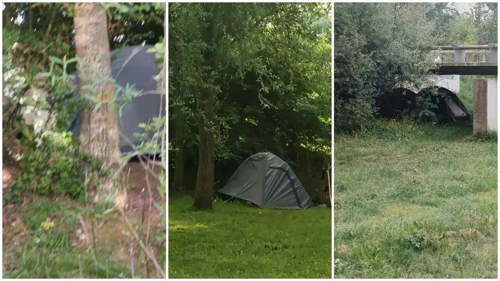 Las tiendas de campa&ntilde;a han vuelto a Aranzadi. CEDIDA