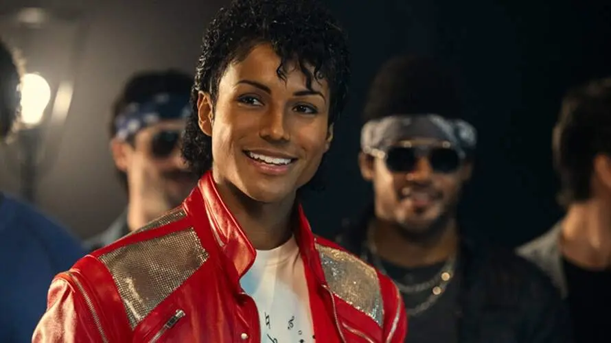 Jaafar Jackson interpretando a su tio