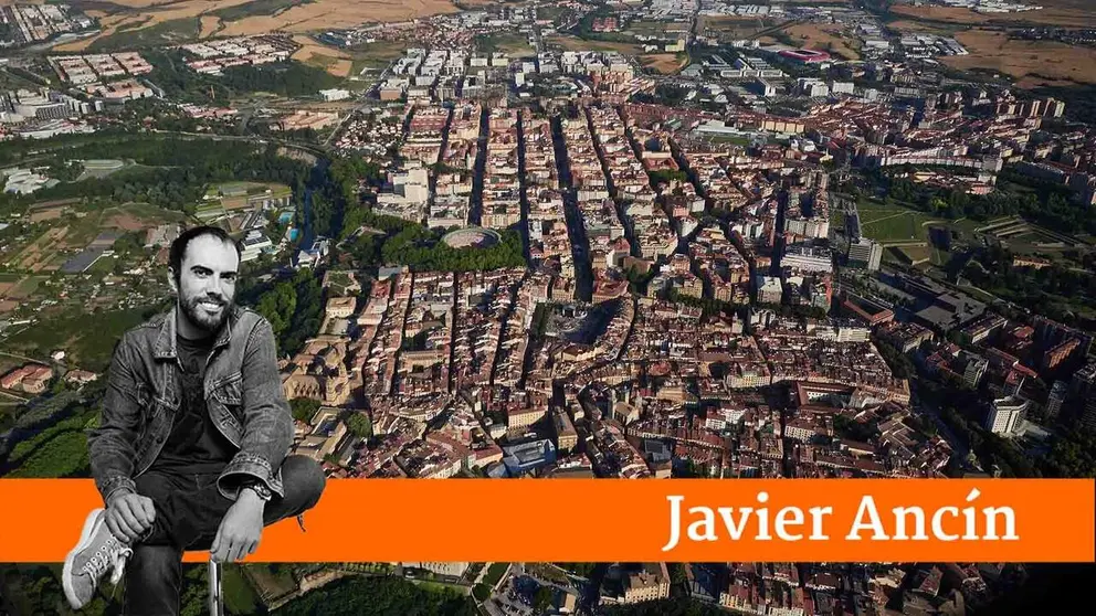 Vista de Pamplona desde un helic&oacute;ptero.
Eduardo Sanz / Europa Press