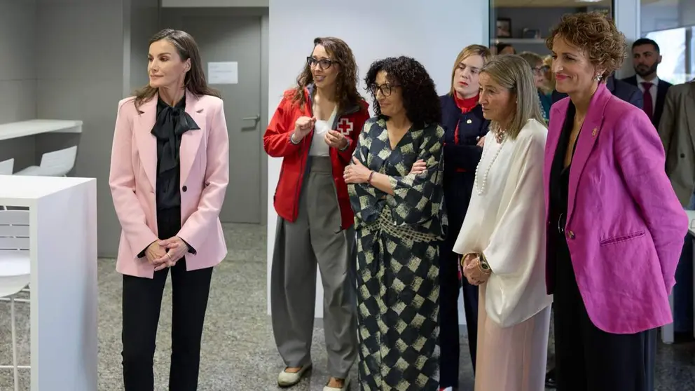 La Reina Letizia visita el Espacio Activo de Cruz Roja en Navarra. GOBIERNO DE NAVARRA