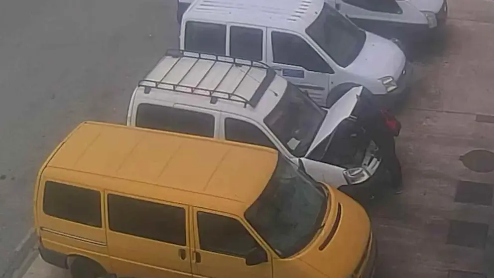 Imagen del momento en el que se comete uno de los robos. GUARDIA CIVIL