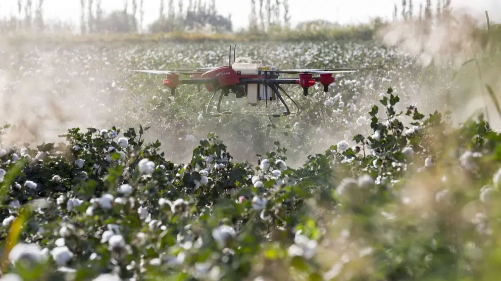 Un dron agr&iacute;cola. PIXABAY