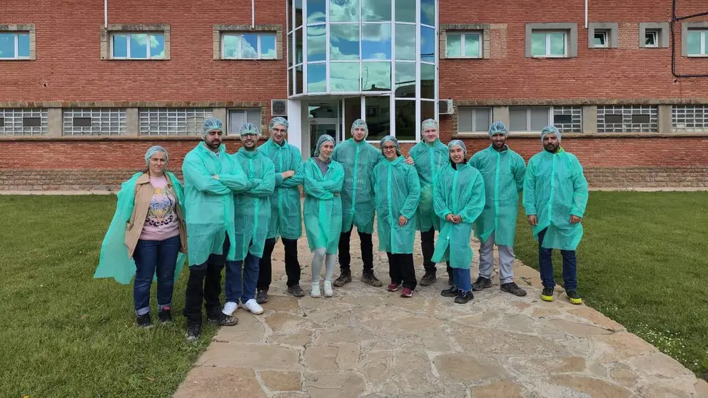 Visita de la Universidad de La Rioja a las instalaciones de Viuda de Cayo. CEDIDA