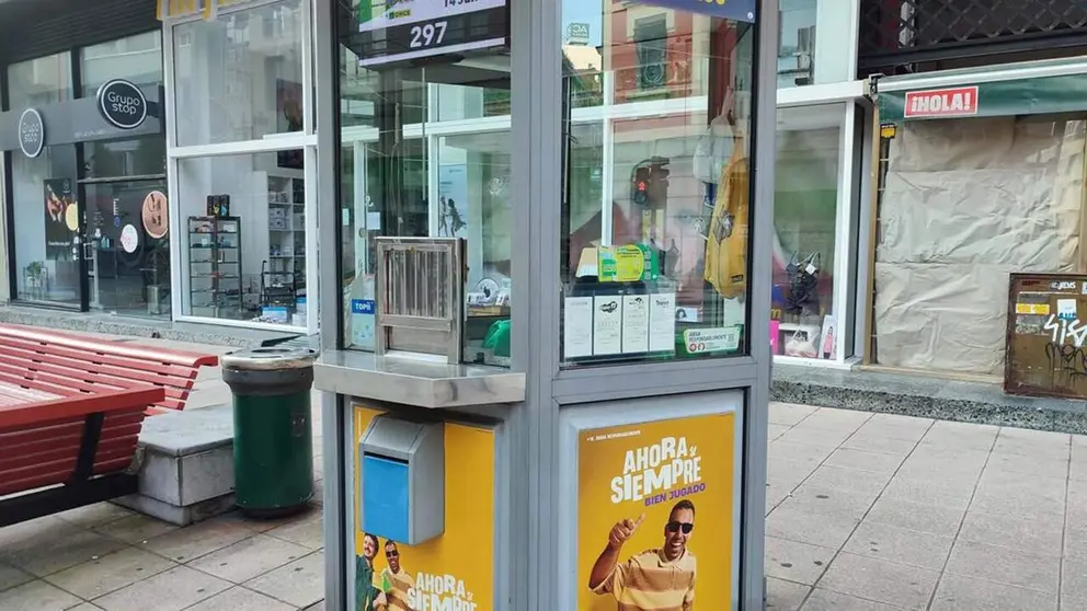 Kiosco de la ONCE.