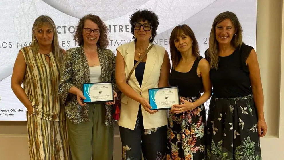 Entrega de los Premios Nacionales de Reputaci&oacute;n Enfermera a Amavir Mutilva y Oblatas. CEDIDA