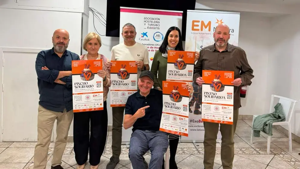 Presentaci&oacute;n de la campa&ntilde;a de pincho solidario por la esclerosis m&uacute;ltiple. ASOCIACI&Oacute;N HOSTELER&Iacute;A Y TURISMO