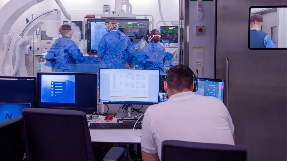 Especialistas de la Unidad de Hemodin&aacute;mica del Hospital Universitario de Navarra. GOBIERNO DE NAVARRA
