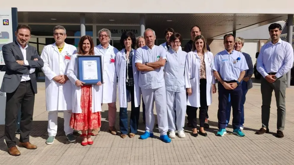El Hospital Garc&iacute;a Orcoyen de Estella obtiene la certificaci&oacute;n de calidad ISO en cirug&iacute;as de cadera y rodilla. GOBIERNO DE NAVARRA