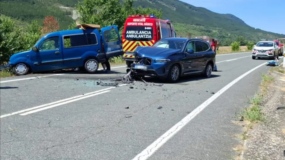 Accidente en L&oacute;nguida. CEDIDA