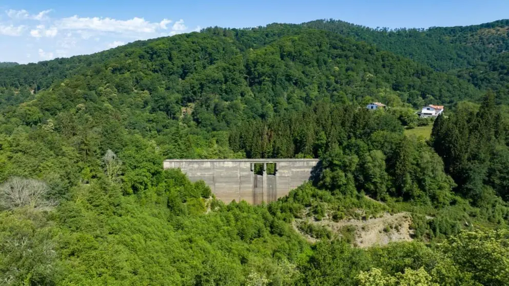 Presa de Enobieta. GOBIERNO DE NAVARRA