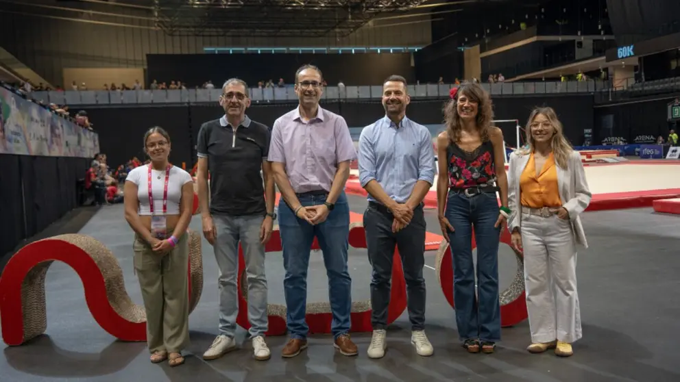 Diana Plaza (RFEG); Maider Beloki,(Ayto de Pamplona); Ram&oacute;n Urdiain (NICDO); Jorge Aguirre,(INDAF); Josu Ros, (FNG); Leire S&aacute;nchez, (club GA Meraki). CEDIDA