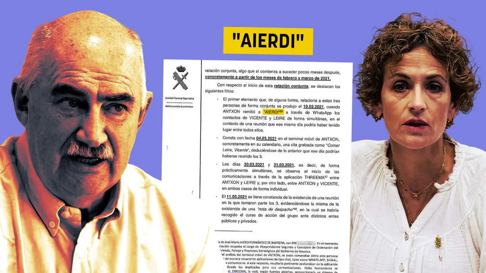 Jos&eacute; Mar&iacute;a Aierdi y Mar&iacute;a Chivite.