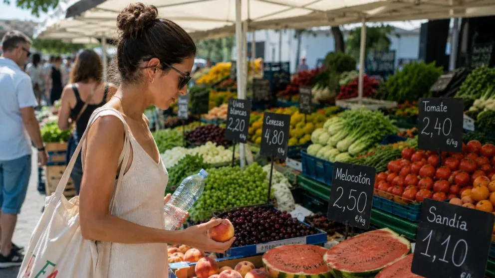Imagen de archivo de una mujer en un mercado. CL&Iacute;NICA UNIVERSIDAD DE NAVARRA