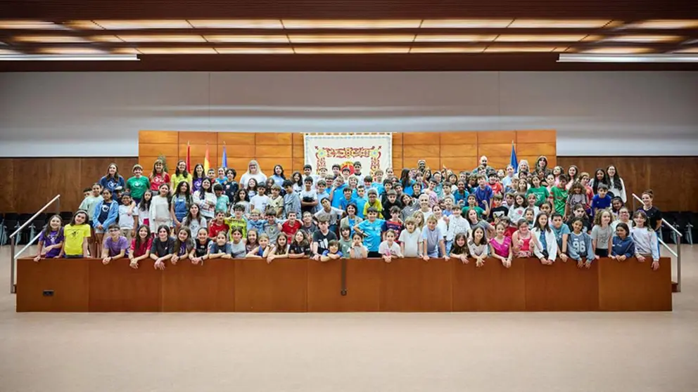 Alumnado participante en la entrega de premios y en los talleres. UNIVERSIDAD P&Uacute;BLICA DE NAVARRA