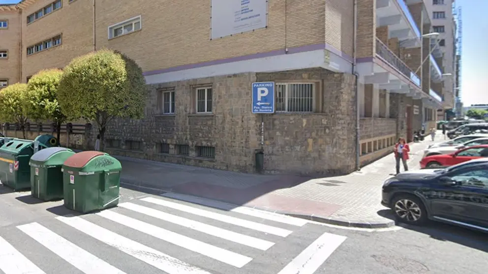 Cruce de Castillo de Maya con calle Amaya en Pamplona. GOOGLE MAPS