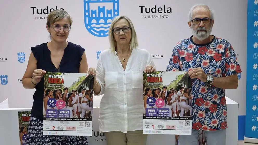 Presentaci&oacute;n del programa 'Voy y vengo' de Tudela. AYUNTAMIENTO DE TUDELA