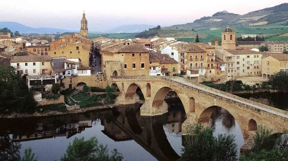 Vista de Puente la Reina.