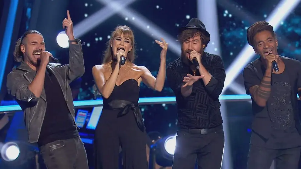 El grupo Demode Quartet en La Voz. NICDO