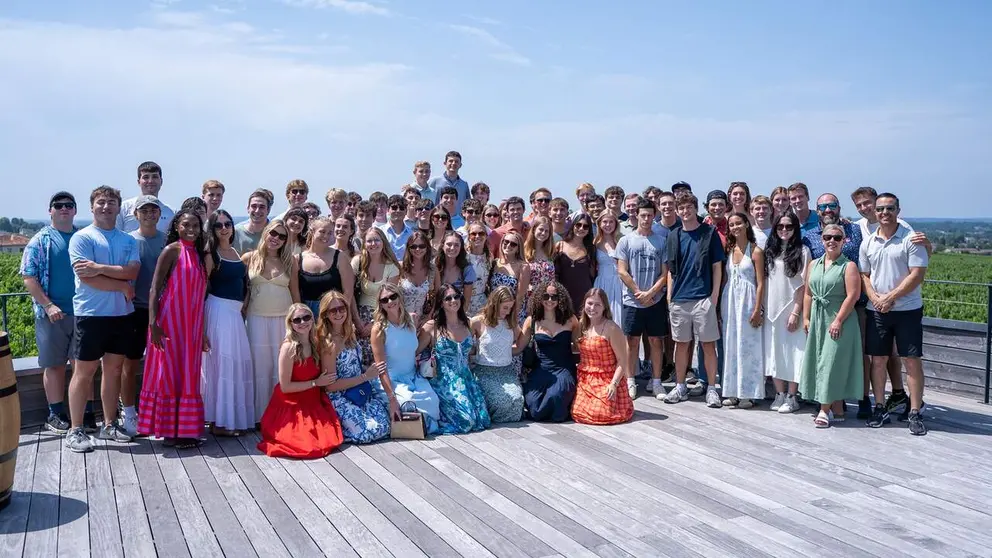 Estudiantes estadounidenses en Navarra. CEDIDA