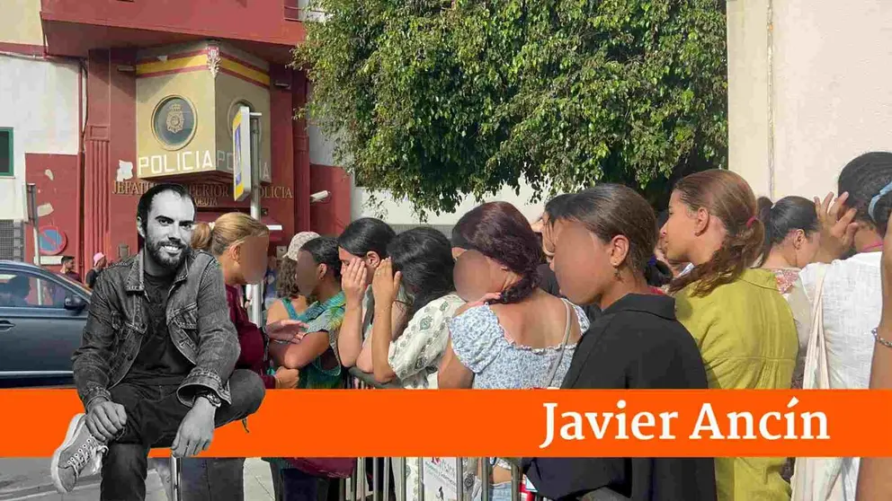 Ni&ntilde;as esperan a las puertas de la Jefatura Superior de Polic&iacute;&shy;a de Ceuta para que les registren EUROPA PRESS