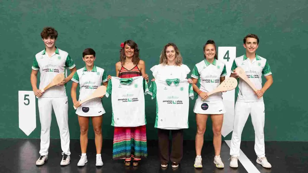 Pamplona patrocinar&aacute; a la selecci&oacute;n Navarra de Pelota Vasca. AYUNTAMIENTO DE PAMPLONA