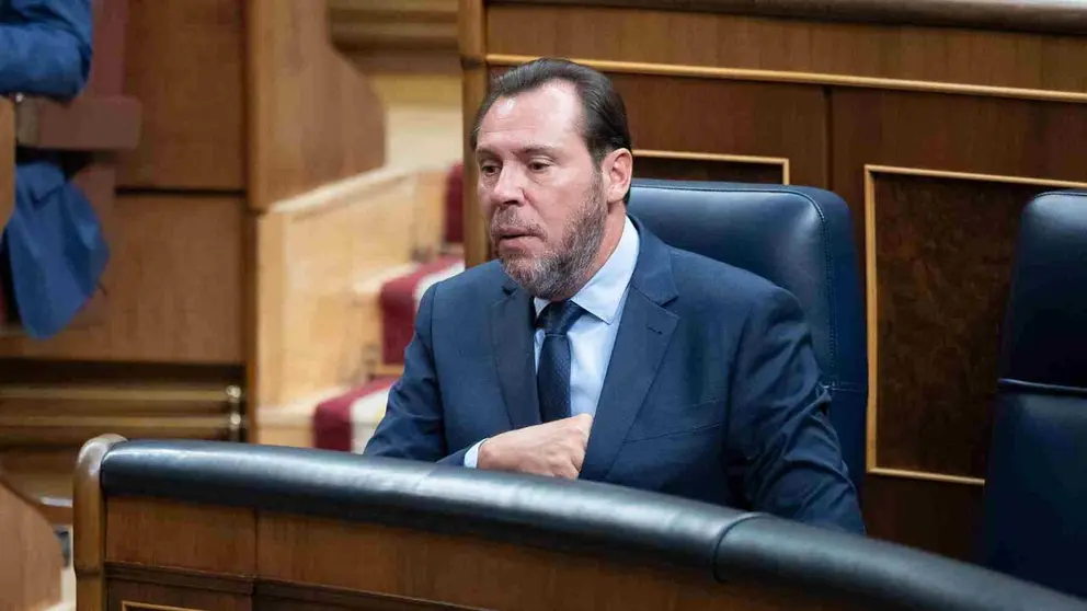 El ministro de Transportes y Movilidad Sostenible, &Oacute;scar Puente. JES&Uacute;S HELL&Iacute;N / EUROPA PRESS