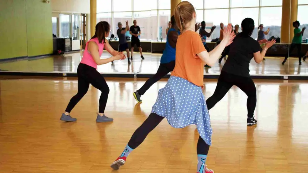 Clase de baile en la Casa de La Juventud de Pamplona. AYUNTAMIENTO DE PAMPLONA