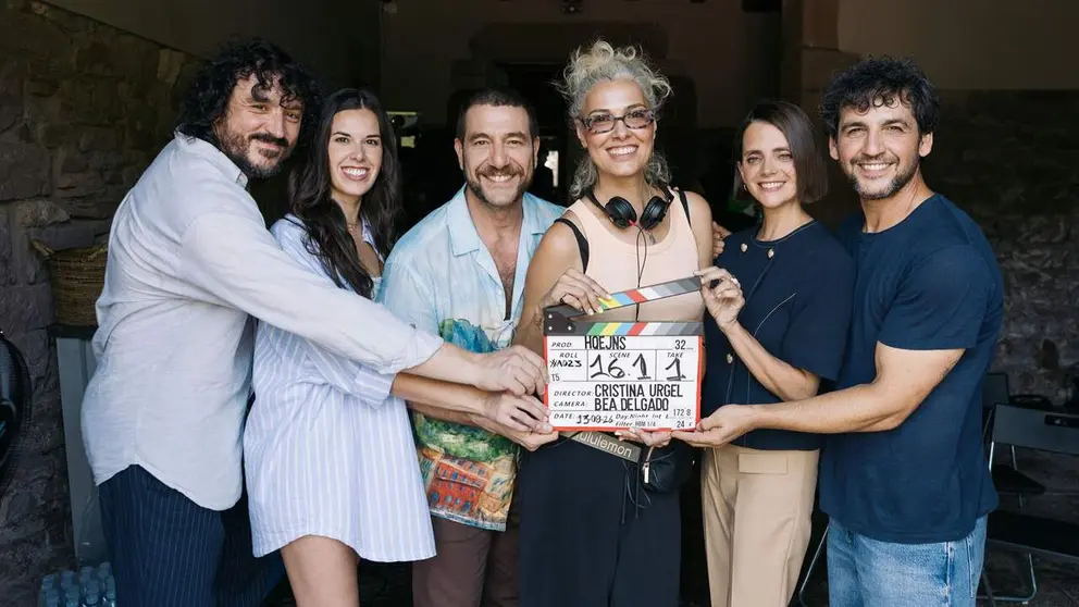 Macarena G&oacute;mez, Fran Perea y Ra&uacute;l Tej&oacute;n ruedan en Baztan la pel&iacute;cula 'Hasta que el juzgado nos separe', &oacute;pera prima en el largometraje de Cristina Urgel. NUEVE CARTAS