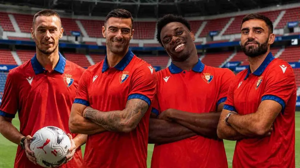 Dubas&iacute;n, Rico, Rockson y Del Castillo, nuevos jugadores de Osasuna.