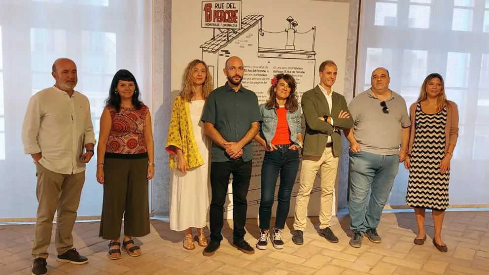 Presentaci&oacute;n de la muestra "M&aacute;s que bocadillos" en el palacio del Condestable. AYUNTAMIENTO DE PAMPLONA