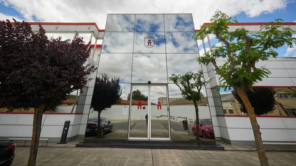 Fachada de la sede del Grupo Azkoyen, a 21 junio de 2024, en Peralta, Navarra (Espa&ntilde;a). EDUARDO SANZ / EUROPA PRESS