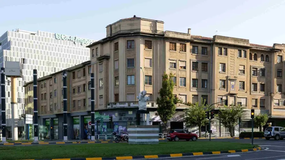 Antigua estaci&oacute;n de Autobuses de Pamplona. AYUNTAMIENTO DE PAMPLONA