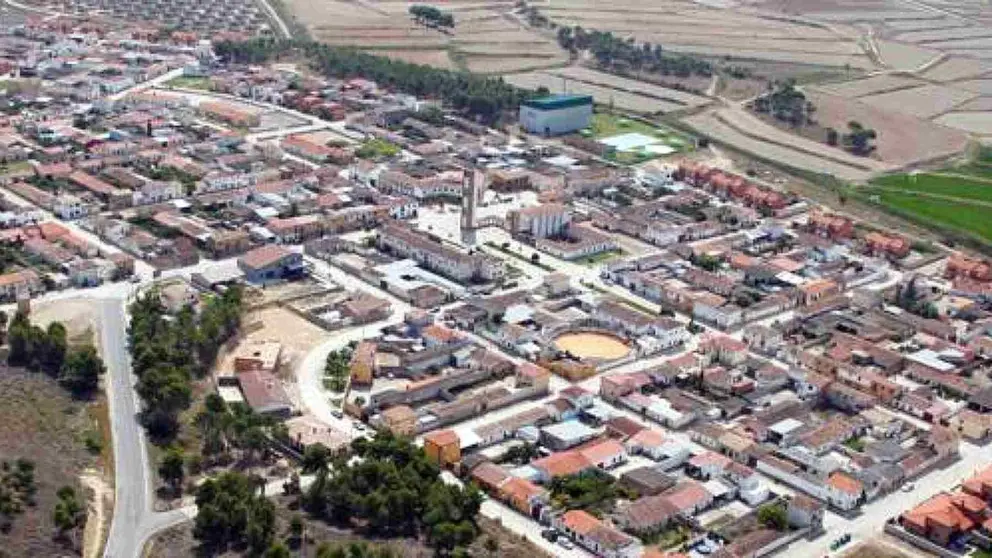 Vista a&eacute;rea de Murillo El Cuende. AYUNTAMIENTO DE MURILLO EL CUENDE
