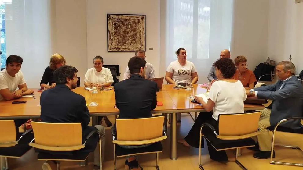 La presidenta del Gobierno de Navarra, Mar&iacute;a Chivite, se re&uacute;ne con sus socios para abordar la situaci&oacute;n de las obras de Velate.
EUROPA PRESS