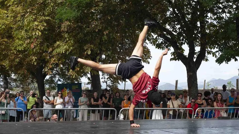 Exhibici&oacute;n de &lsquo;breakdance&rsquo; realizada en la pasada edici&oacute;n de &lsquo;Atrapa-2&rsquo;.